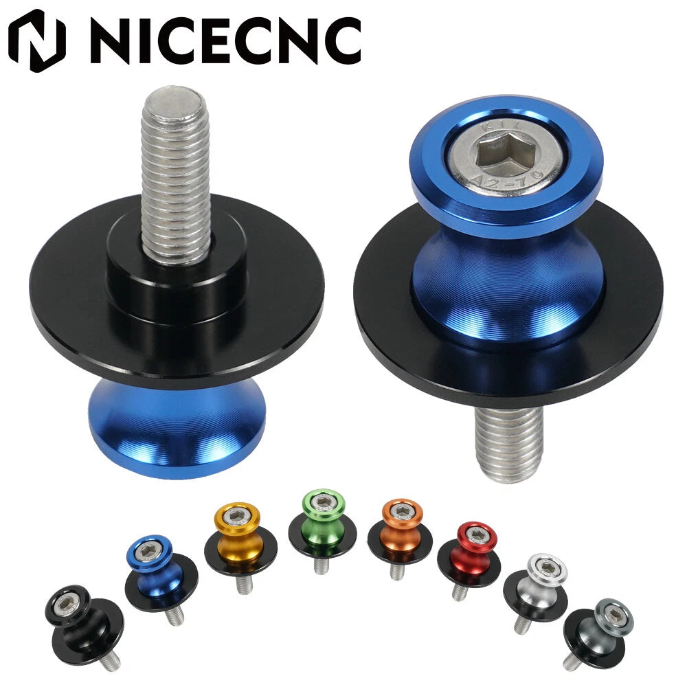 8mm Swing Arm Spools Sliders for Suzuki SV650 TL1000R GSXR1300 GSXR600/750 (2001–2004)