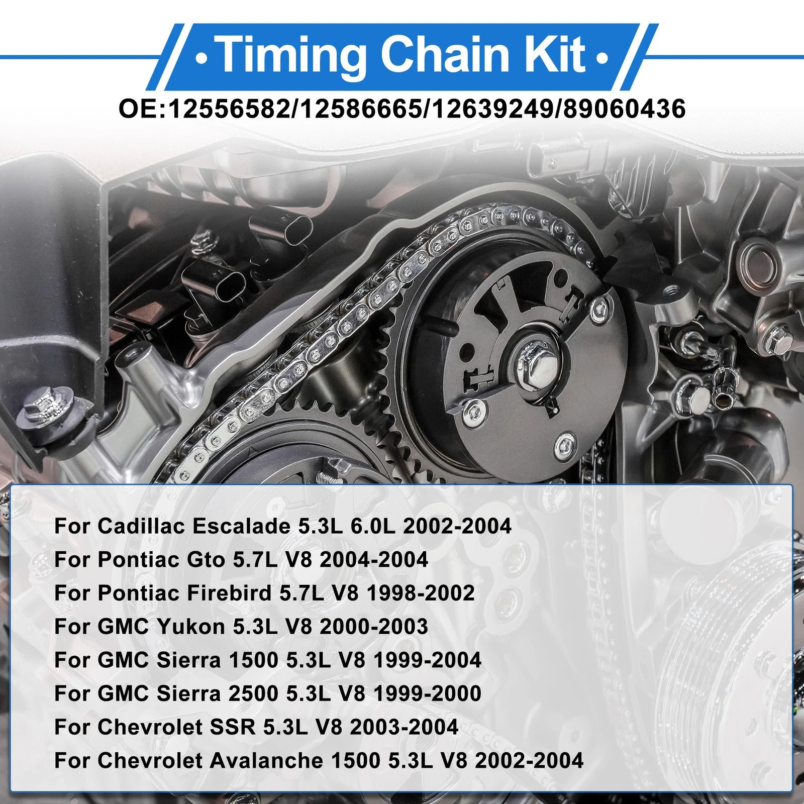 Timing Chain Kit No. 12556582 for Chevrolet Silverado Express Tahoe (2003–2014)