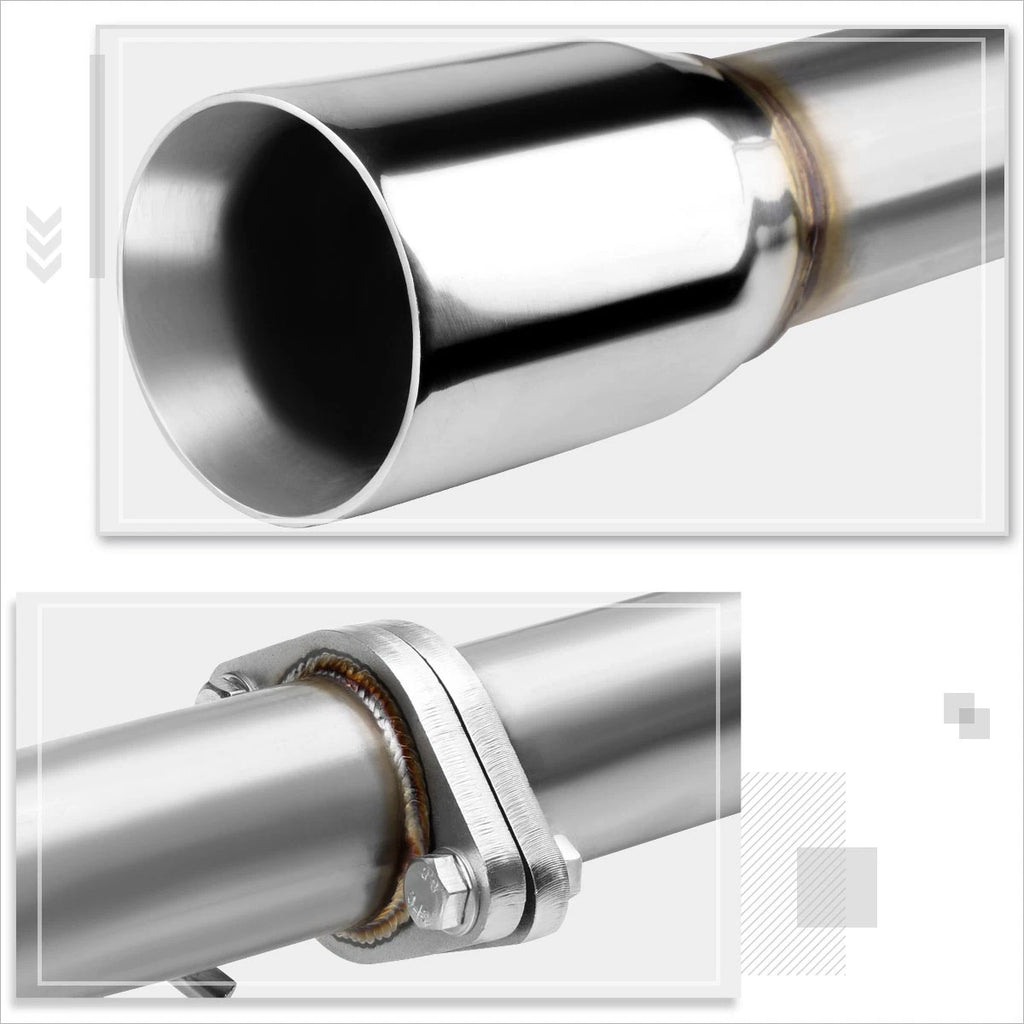 3" Round Muffler Tip for Toyota Corolla iM E180 (2016–2018) - S.S. Catback Exhaust