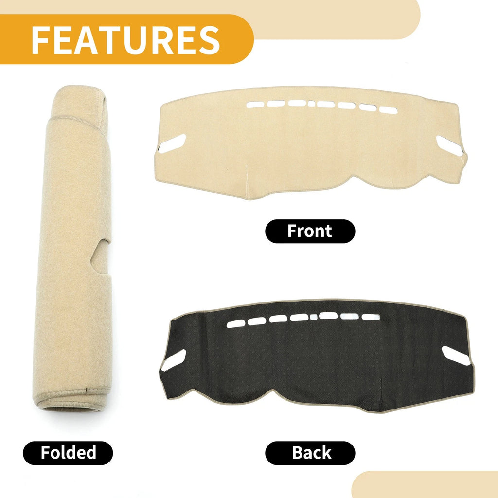 Dashboard Cover for Mitsubishi Outlander (2013–2018) Beige 1 Pc