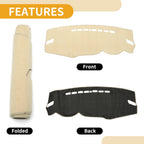 Dashboard Cover for Mitsubishi Outlander (2013–2018) Beige 1 Pc