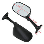 Rear View Side Mirrors for Suzuki SV650S GSXR750 (2003-2010)