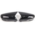 Pair Gloss Black Side Mirror Cap Covers for Lexus LS460 LS600h (2009–2012)