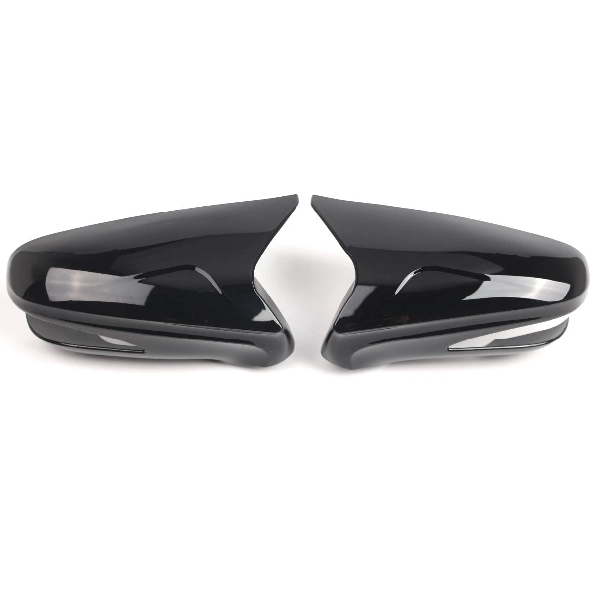 Pair Gloss Black Side Mirror Cap Covers for Lexus LS460 LS600h (2009–2012)