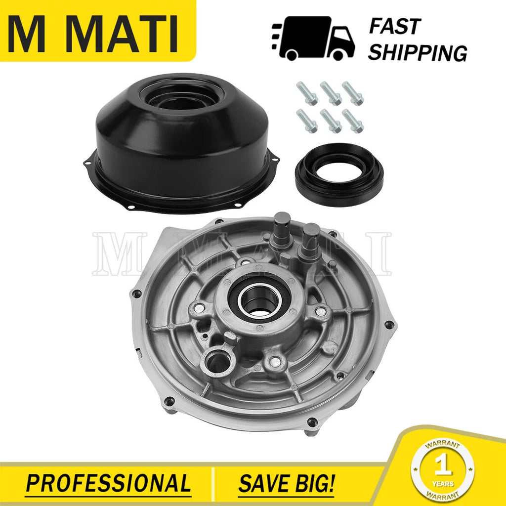 Rear Brake Drum Hub Plate Cover & Shoes for Honda Rancher 400 TRX400 (2004–2007)