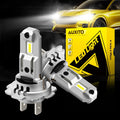 2X H7 LED Headlight Bulbs for High/Low Beam (36000LM, 6500K)