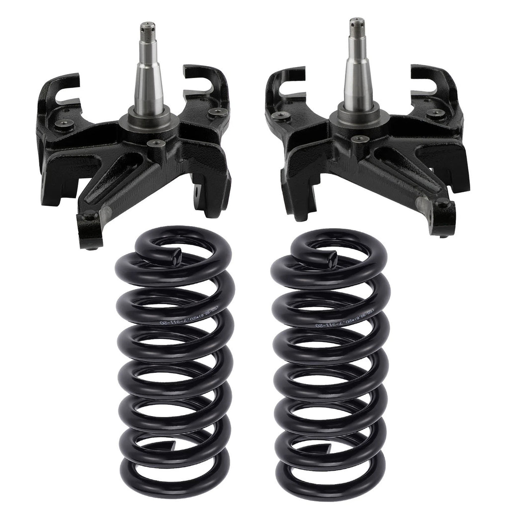 Set of 2 Drop Front Coil Springs for Chevy Silverado C10 GMC Sierra 2WD (1973–1987)
