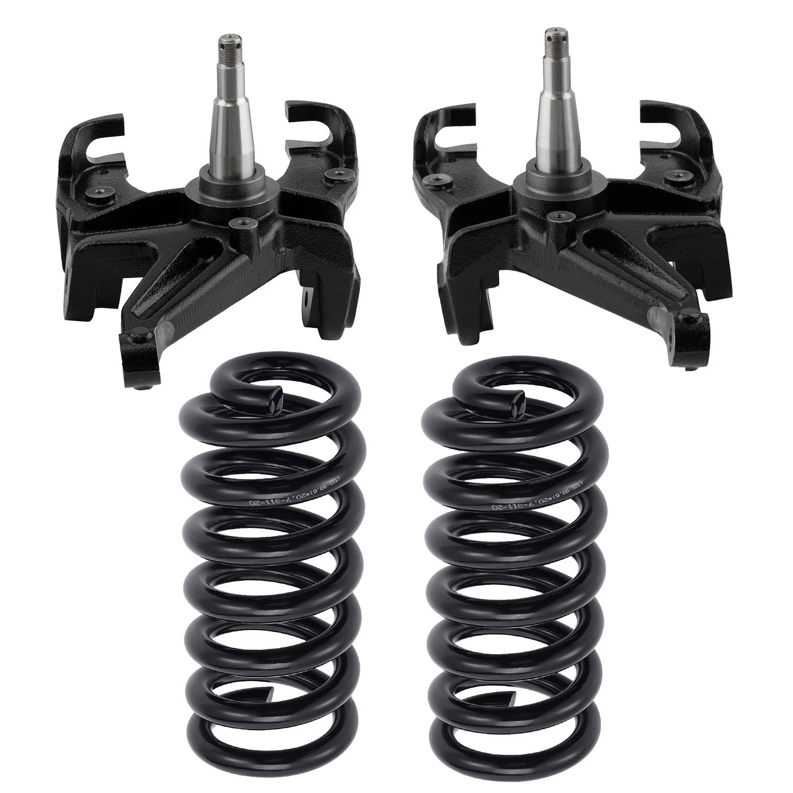Set of 2 Drop Front Coil Springs for Chevy Silverado C10 GMC Sierra 2WD (1973–1987)
