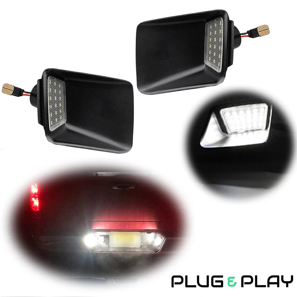 2X LED Rear Bumper License Plate Light for Chevy Colorado GMC Canyon