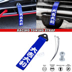 Blue High Strength Tow Strap Belt for Chinese Slogan Front Rear Bumper (2010–2020)