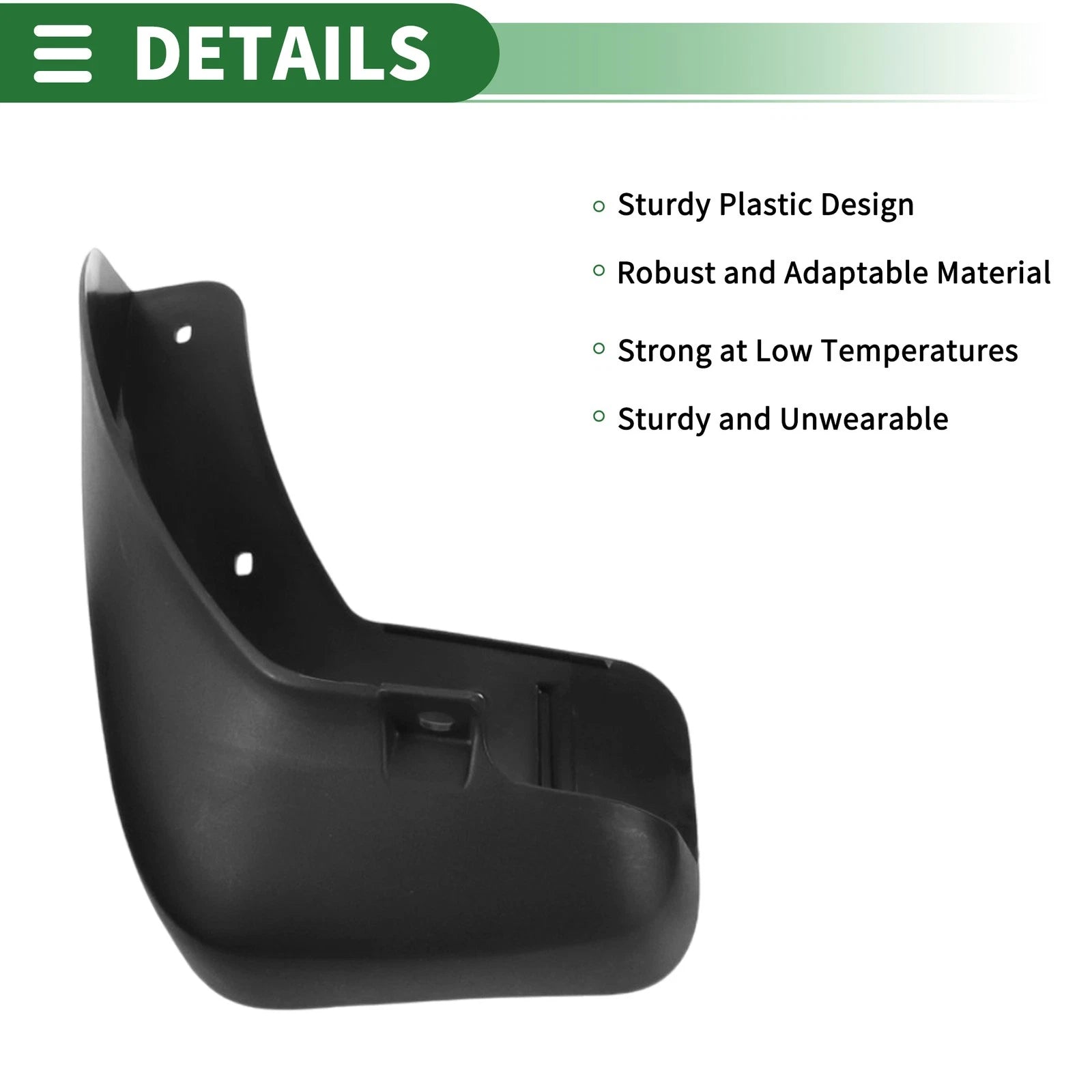 Mud Flaps Splash Guards for Chevrolet Captiva (2009–2019) W/ Mounts