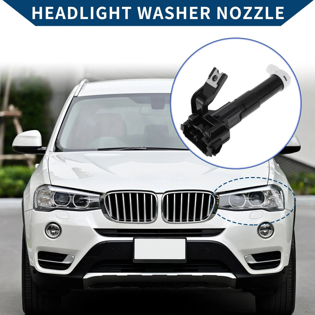 Front Driver Side Headlight Washer Nozzle for Toyota Land Cruiser (2008–2021) No.8520860060