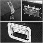 Aluminum Black Pickup Trunk Bed Tool Box for Trailer Storage (30"x13"x10")