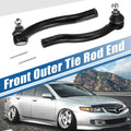 2 x Front Inner Outer Tie Rod End Links for Honda Acura TSX (2004-2008)