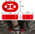 Set of 4 Rubber Exhaust Tail Pipe Mount Bracket Hanger Bushing Insulator for