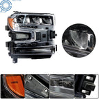 LED Headlight for Silverado 1500 (2019–2020) Black Housing Clear Lens Right