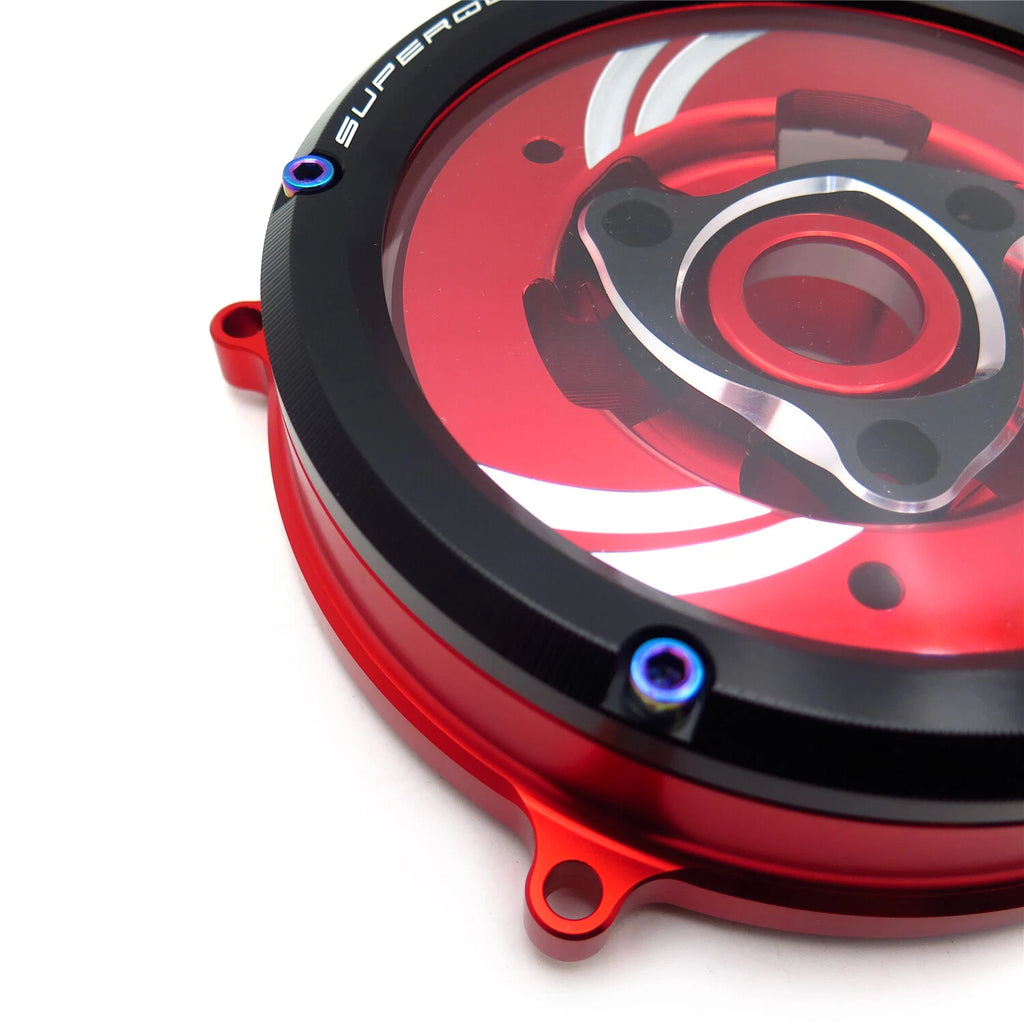 Ducabike Clear Clutch Cover & Spring Retainer for Ducati 959 1199 1299 (2012–2019)