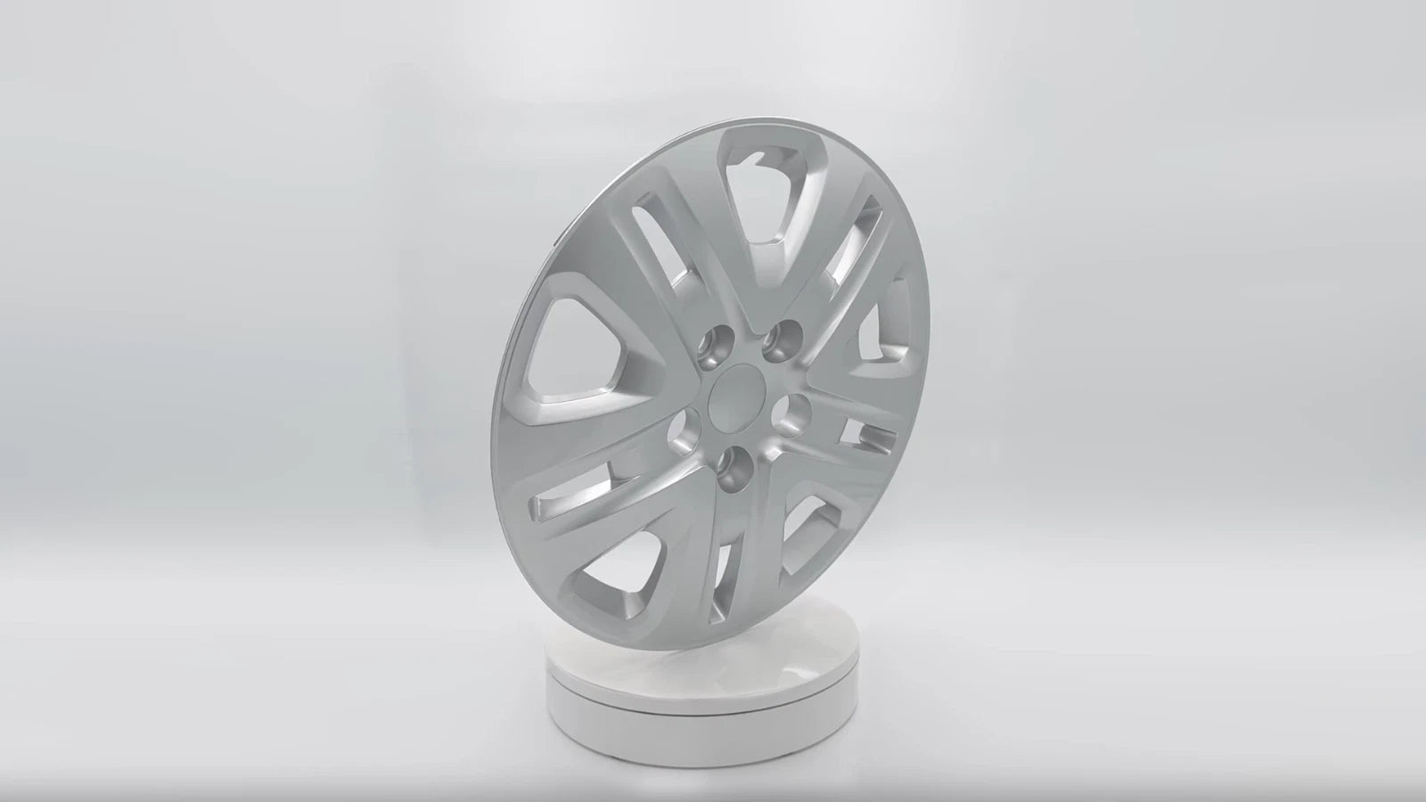 4 Bolt On Hub Caps Full Rim Wheel Covers for Dodge Grand Caravan (2014–2018)