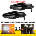 2X Front/Rear LED Turn Signal Light for BMW G310R (2021–2025) Smoked Lens