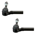 Set of 2 Outer Steering Tie Rod Ends for Chevrolet GMC (w/o GVW 8600 lbs)