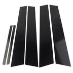 6 Pcs Door Trim Cover Kit Black for Honda Civic (2006-2011)