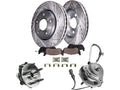 Front Brake Pad, Rotor & Wheel Hub Kit for Mazda B4000 (2001–2002) PP847PR