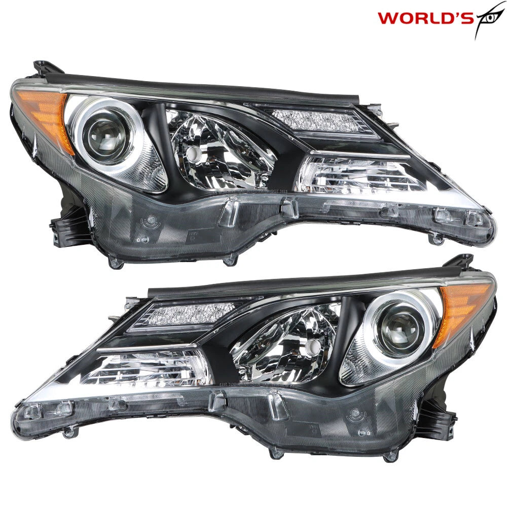 Headlight Set for Toyota RAV4 (2013–2015) Halogen Replacement