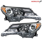 Headlight Set for Toyota RAV4 (2013–2015) Halogen Replacement