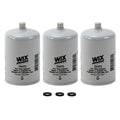Set of 3 Wix 33472 Fuel Water Separator Filters for Heavy Duty Vehicles