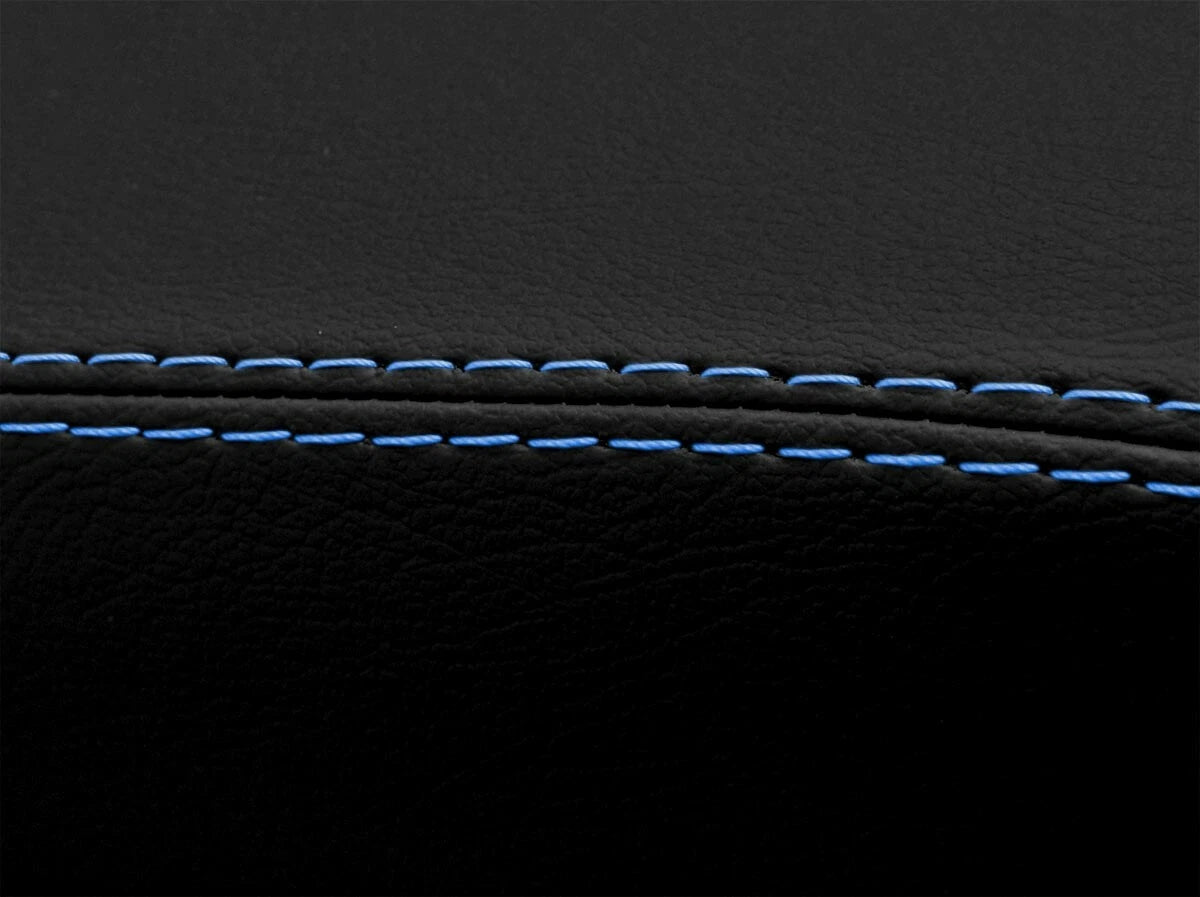Leather Manual & Brake Boot Cover for VW Jetta Golf MK3 (1991–1998) Blue Stitch