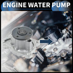 Water Pump with Gasket Kit for Nissan March, Note (2012–2018) No. 21010EE025