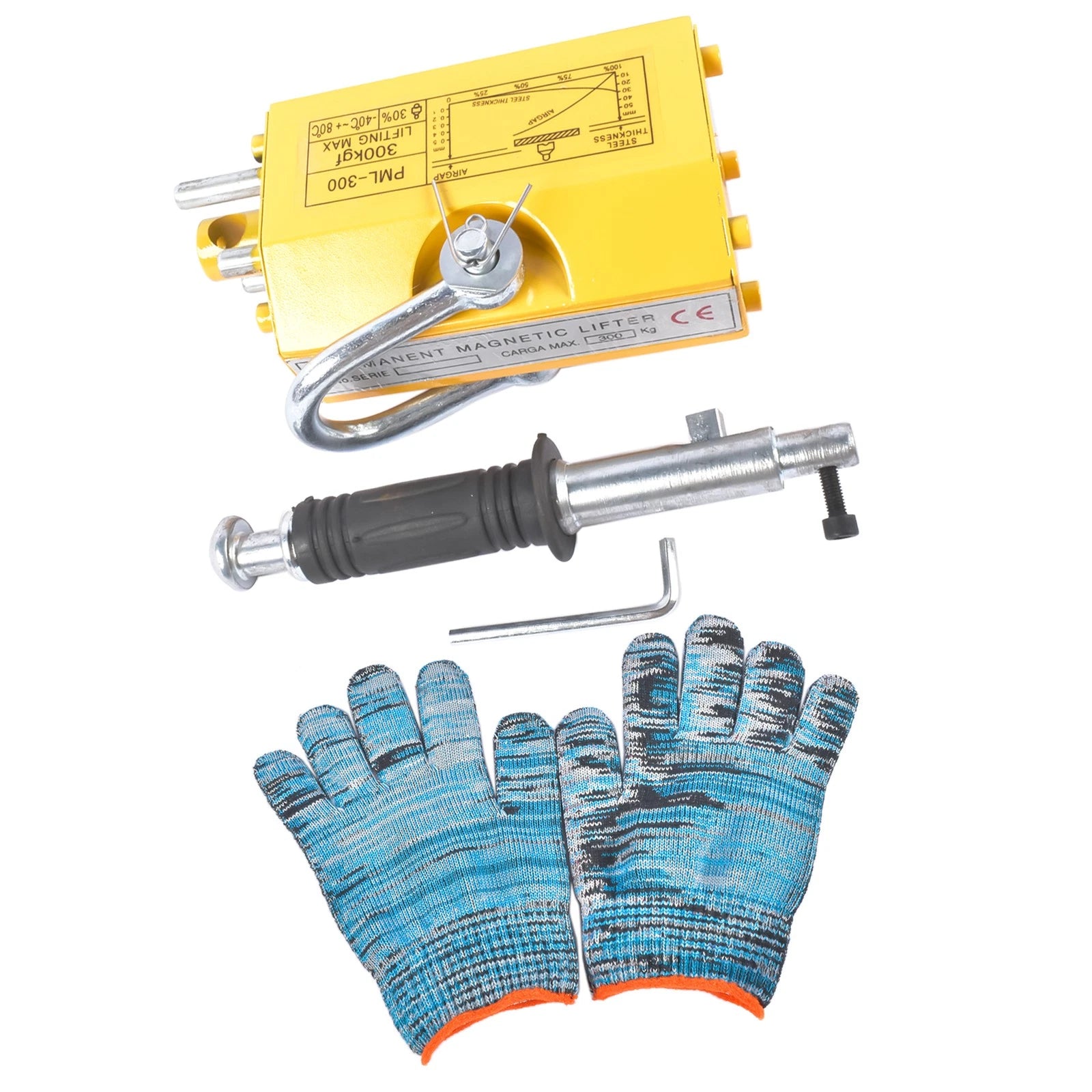 Steel Magnetic Lifter for Heavy Duty Lifting (300 kg)