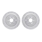 Set of 2 Brake Discs Rear for Genesis G70 Kia Stinger