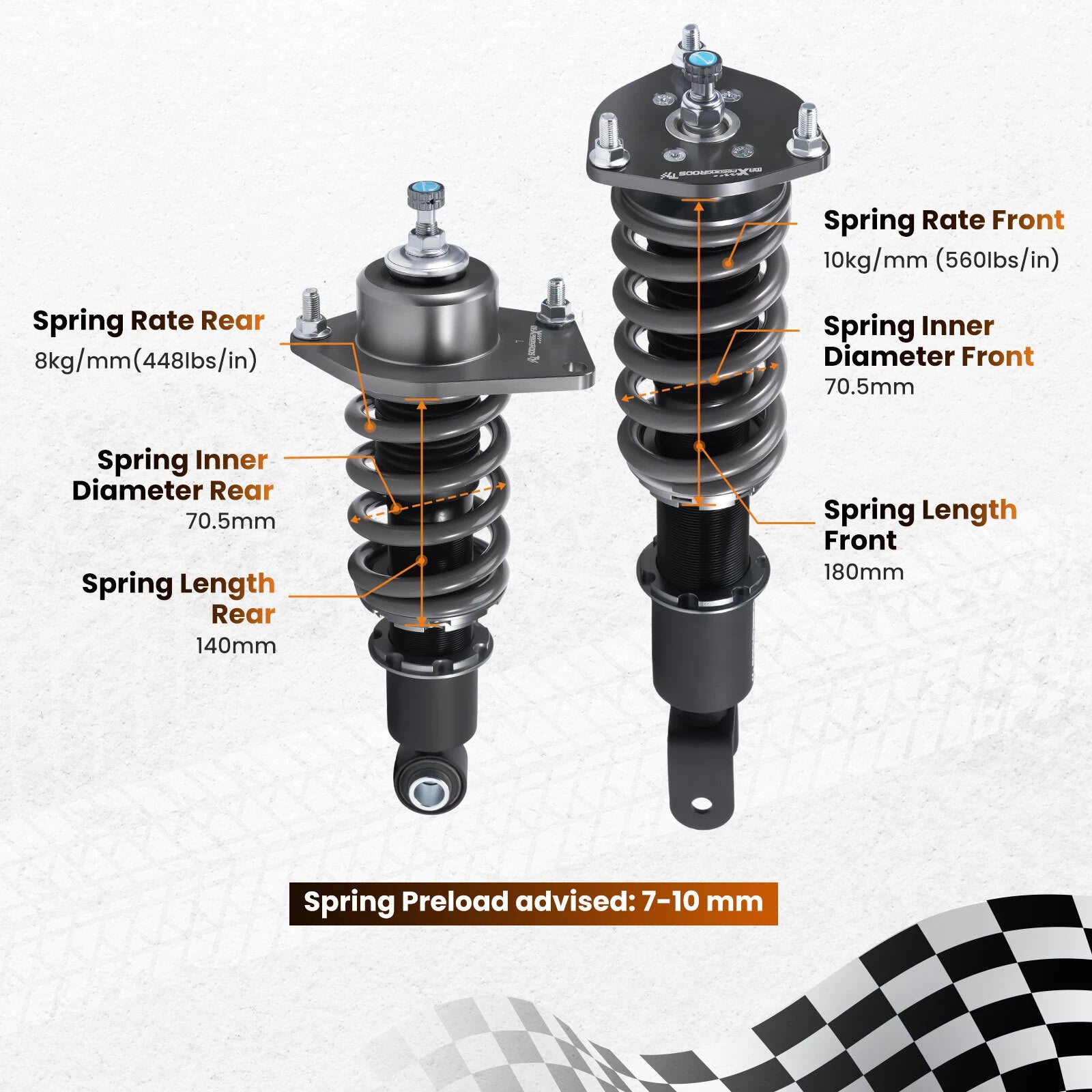 Coilover Damper Kit for Mazda RX-8 (2004-2011)