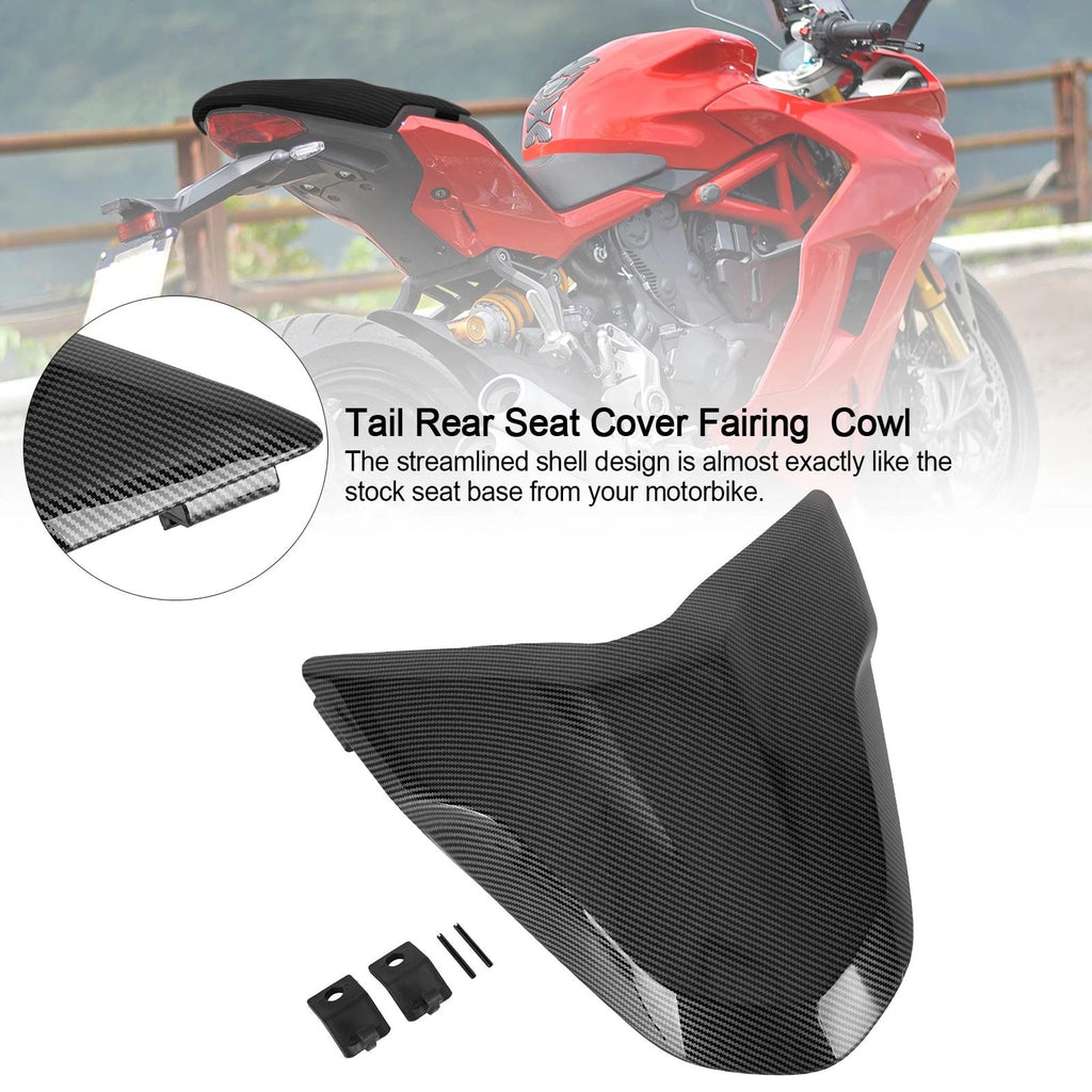 Tail Rear Seat Cover Fairing Cowl for Ducati Supersport 939 950 (All Year) Carbon
