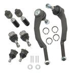 Set of 8 Tie Rods & Ball Joints for GMC Envoy (2002–2007)