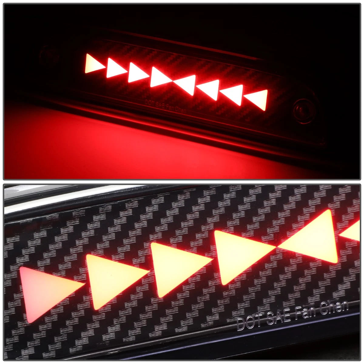 Pulse Triangle LED Third Brake Light for Toyota Tacoma (1995–2015)