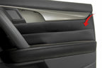 Door Panel Cover Skin for Acura TL (2009–2014) Black PVC Leather