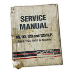 Service Manual OB4642 for Force Outboards 85-125 H.P. (1988–1991) A Models