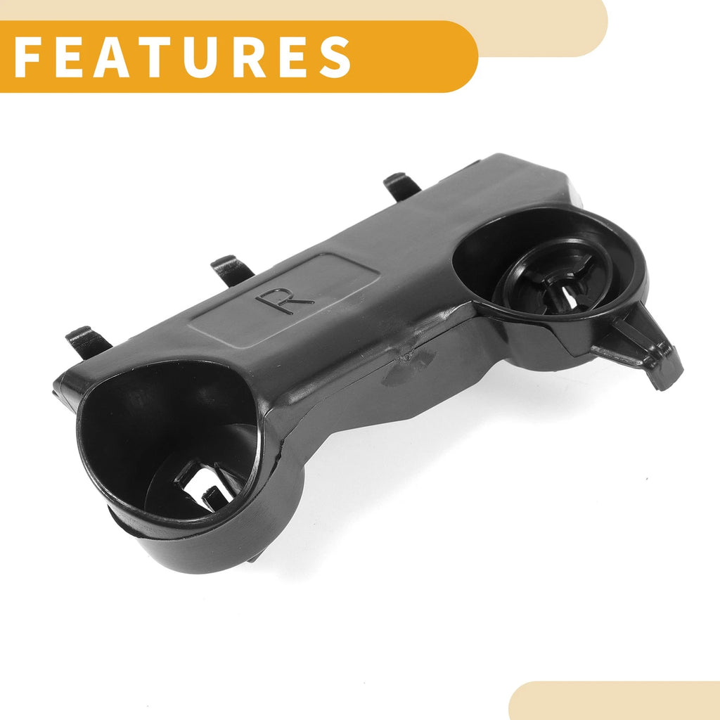 RH Front Bumper Support Bracket for Nissan Altima (2019–2021) 1 Pc Black ABS