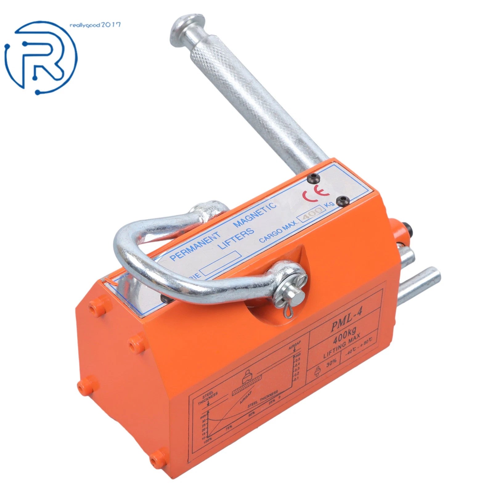 Magnetic Lifter for Heavy Loads (880 lbs/400 kg)