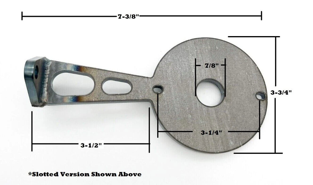 Tail Light Brackets Flush Mount Custom Straight Drilled for 1959 Cadillac DeVille (1959–1959)
