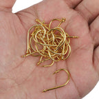 500Pcs Carbon Steel Fishing Hooks Tackle Kit with Box