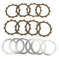 7x Steel Separator + 8x Clutch Friction Plate for Yamaha XJ550RH (1981–1983)