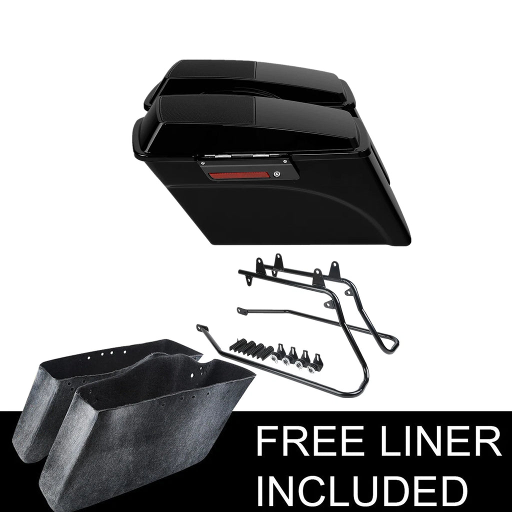 Saddlebag Speaker Lid Conversion Bracket for Harley Softail (1984–2017)
