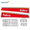 Sticker Kit for Yamaha 25HP 2T Outboard (Anti-UV, Not Fade)