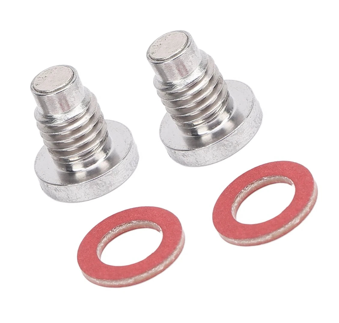 2X Lower Unit Drain Screw & Gasket Kit 688-45341 90430-08020 for Yamaha Outboard