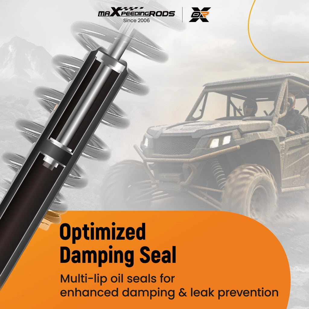 Set of 2 Rear Gas Shock Strut Absorbers for Polaris Ranger XP 1000 PS Crew (2019–2023)