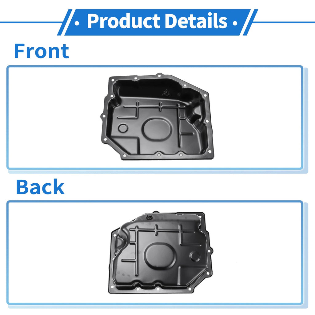 1 Pc Engine Oil Pan No.52852912AC for Jeep Wrangler (2003–2011) Iron Black