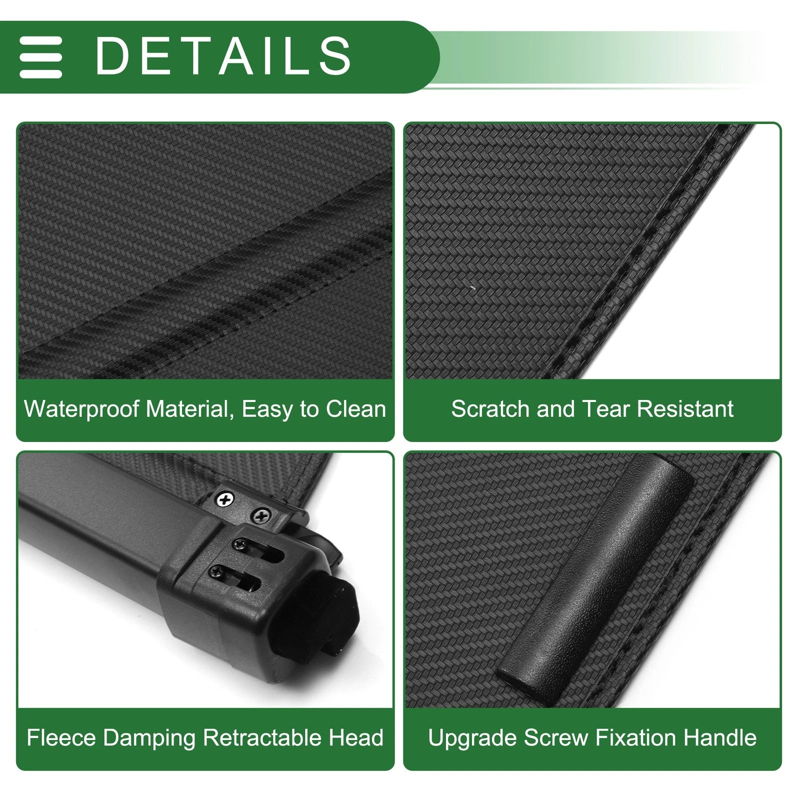 Retractable Cargo Cover for Honda Prologue (2024–2025) Black Carbon Fiber